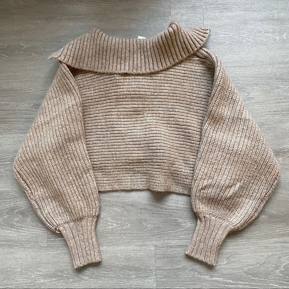 Zara Cropped Knit Sweater - Picture 12 of 15